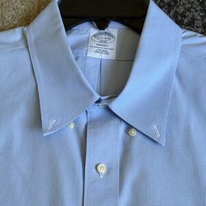 Brooks Brothers Light Blue Dress Shirt (1818)- 7 1/2-4/5